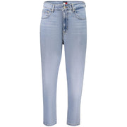 Blue Cotton Women Jeans