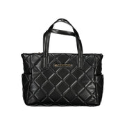 Black Polyethylene Women Handbag