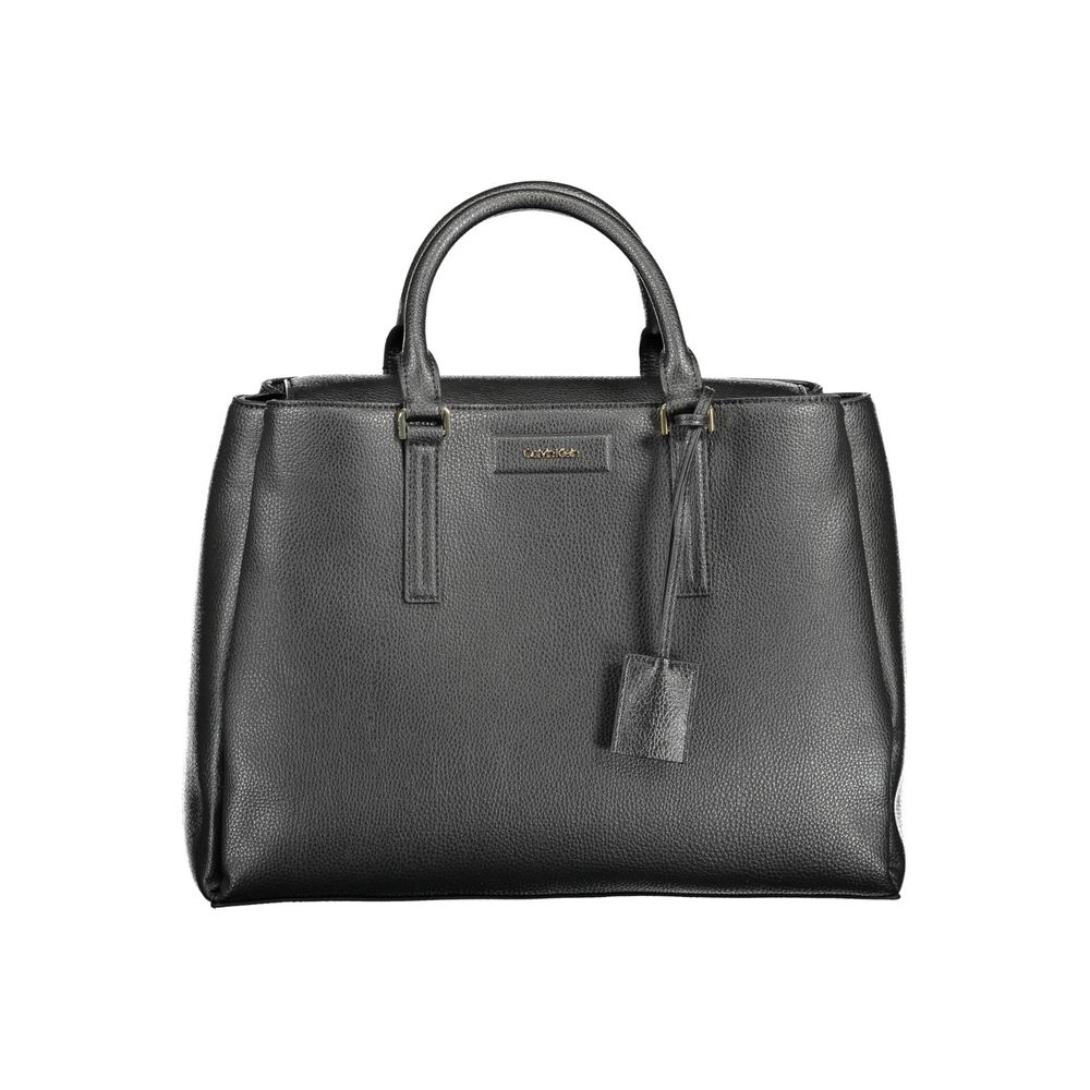 Black Recycled Polyester Women Handbag