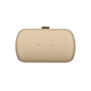 Beige Polyethylene Women Handbag