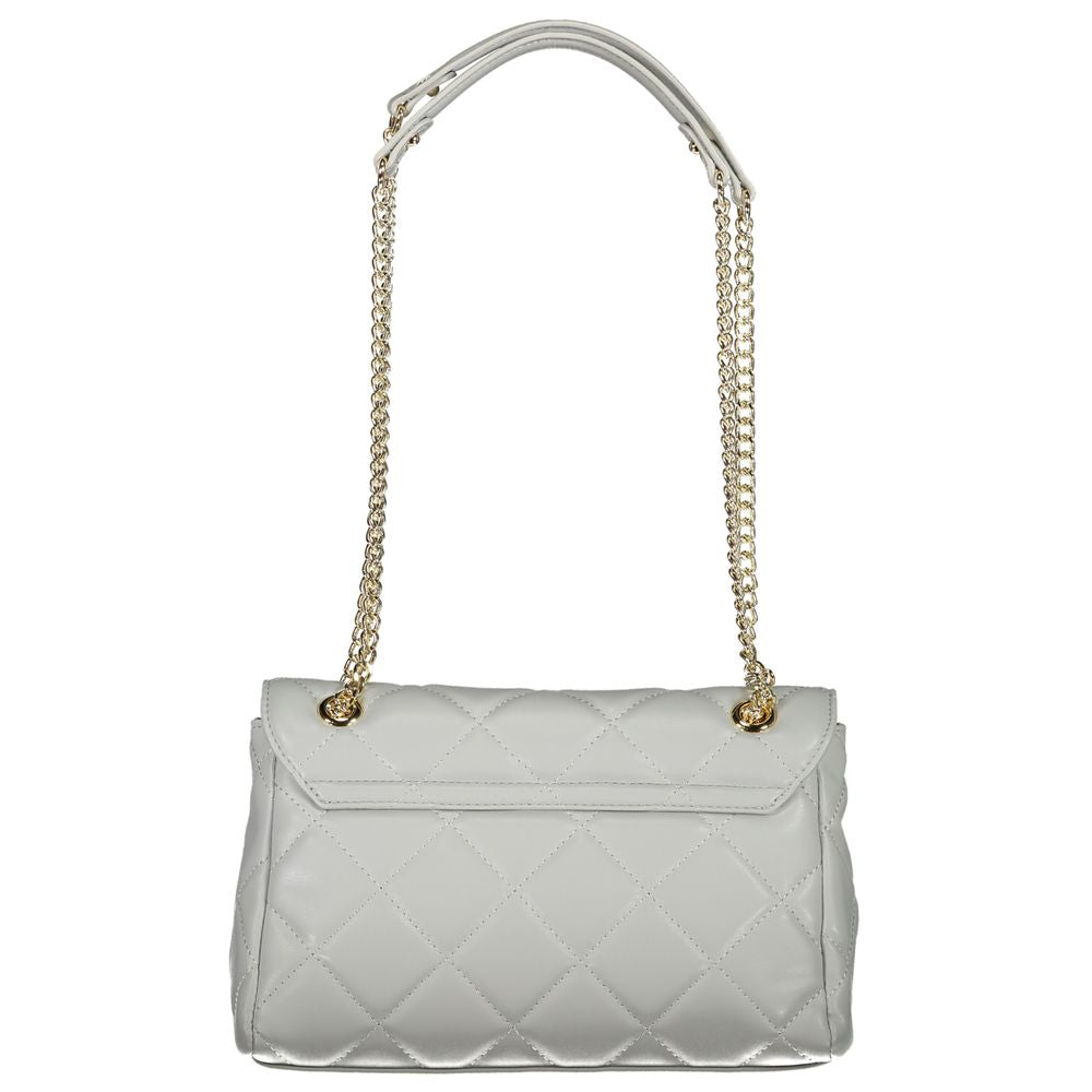 Gray Polyethylene Women Handbag