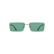 Green Metal Women Sunglass