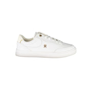 White Leather Women Sneaker