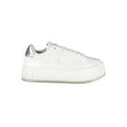 White Leather Women Sneaker