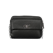 Black Polyester Handbag