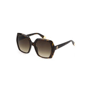 Brown Acetate Women Sunglass
