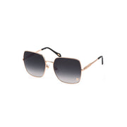 Gold Metal Women Sunglass