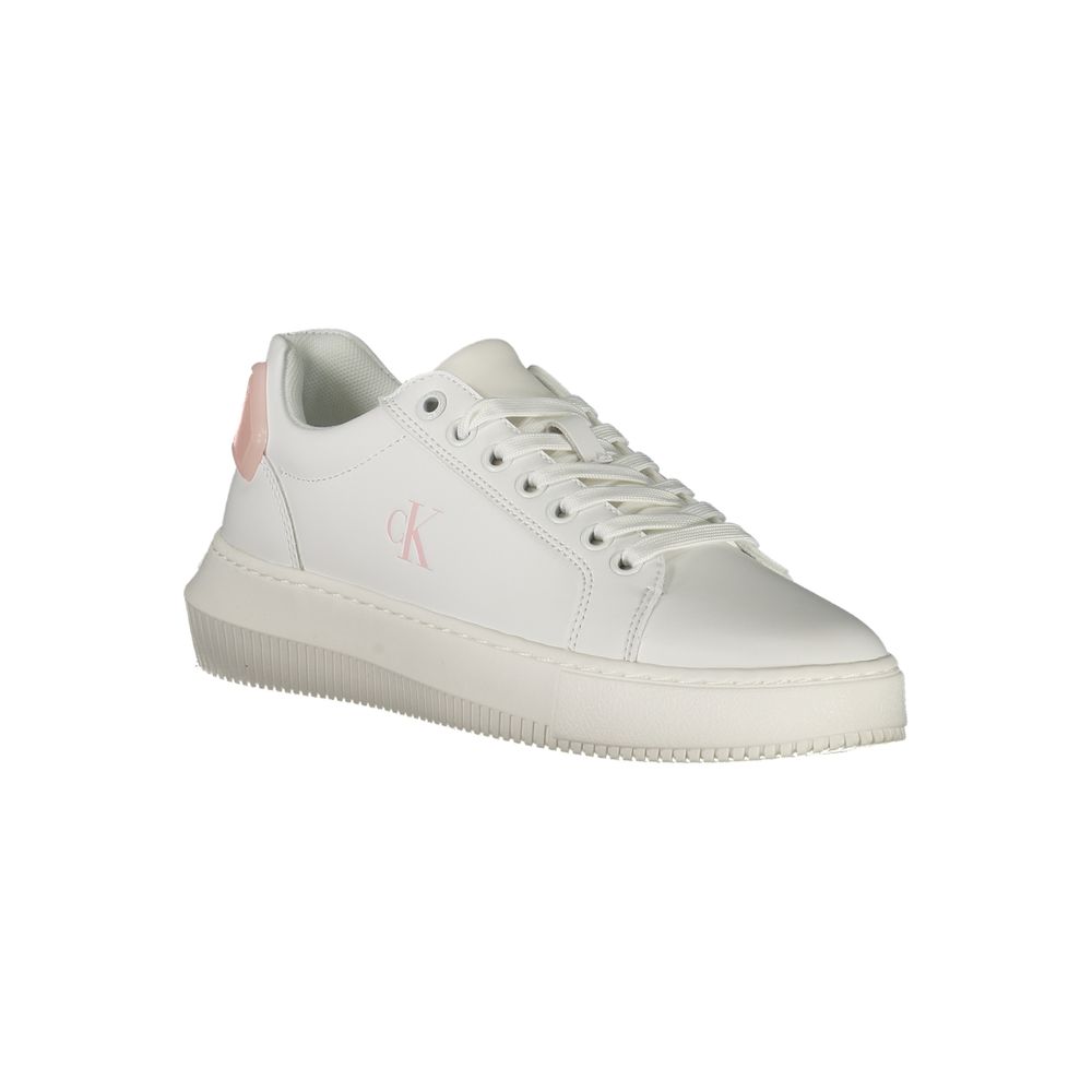 White Leather Women Sneaker