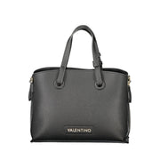 Black Polyethylene Women Handbag