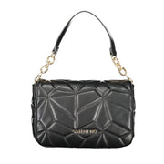 Black Polyethylene Women Handbag