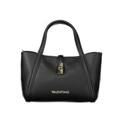Black Polyethylene Women Handbag