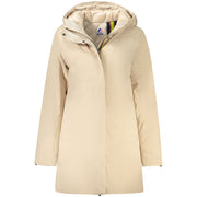 Beige Polyester Jackets & Coat