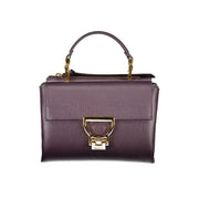 Purple Leather Women Handbag