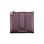 Purple Leather Women Wallet