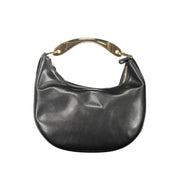 Black Polyethylene Women Handbag
