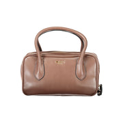 Brown Polyethylene Women Handbag