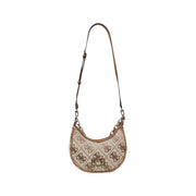 Beige Polyester Handbag